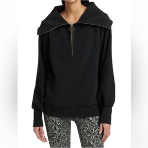 Varley Black V-Neck Sweater